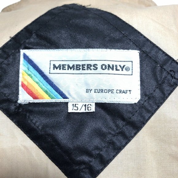 Members Only Europe Craft Mens Racer Black 15-16 - Picture 3 of 8